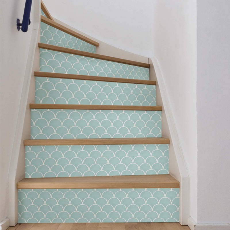 InHome NH2960 Shell Peel & Stick Backsplash Tiles, Green - Image 5